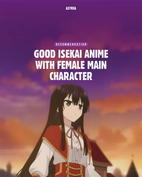 Good Isekai Anime With Female Main Character! | Japanese animated ...