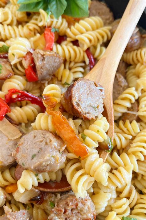 Italian Sausage And Peppers Pasta