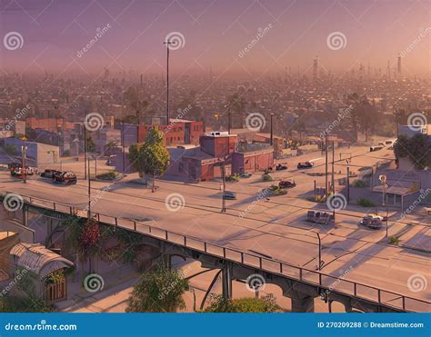 Boyle Heights Neighborhood in Los Angeles, California USA. Stock ...