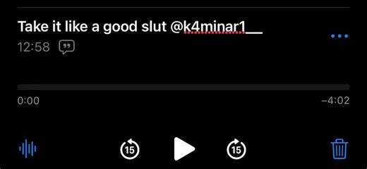 M4F- Take it like a good slut Nsfwtwt, nsfwaudio, male moaning, cumming, breeding, spanking, praising, degrading, doggystyle, fast, creampie, needy moans, loud orgasm