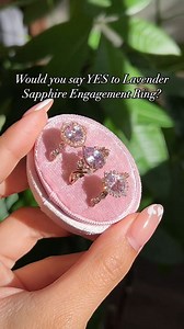 Who needs a glass slipper when you have a lavender sapphire ring? ✨...
