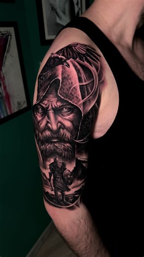 Realistic Viking Tattoos Inspired by Valhalla