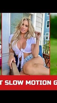 Golf Girl Karin Hart Hot Slow Motion Golf Swing