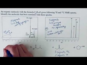 Combined NMR spectroscopy example