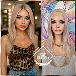 Fantastic Model Lace Front Straight Long Wig in Natural Blonde Color, Daily Wig, Natural Scalp, Cat Walk Fashion Hairstyle Wig, Chemo Wig - Etsy Australia