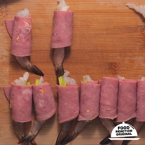 10K views · 149 reactions | Ham & Cheese Shrimp Roll | Food Reaction | Facebook