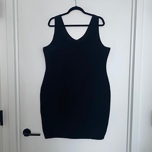 Forever 21 Plus Size Curve Black Bodycon Dress
