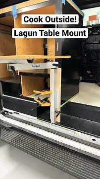 Innovative Lagun Table Mounting for Outdoor Culinary Adventures!