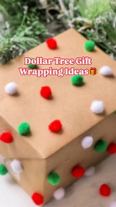 LOVE how these Dollar Tree Gift Wrapping Ideas turned out!!🎁🎄❤️#christmas #christmaswrapping #christmaswrappingideas #dollartree #dollartreediy #wrapping #giftwrapping | Passion For Savings