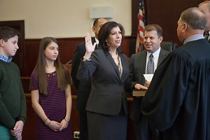 Madeline Singas sworn in as Acting District Attorney of Nassau County - The National Herald