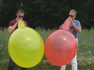 balloon contest - blow to pop race - B2P – Tuftex 24”