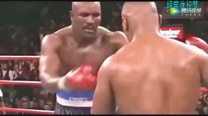 泰森战败了！泰森VS霍利菲尔德，这是我头一次看到泰森被打败