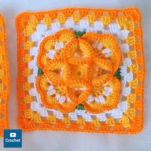 3.8K views · 141 reactions | Crochet Flower Square Pattern | Crochet Tube | Facebook
