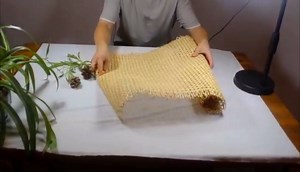 18" Width x 6.58' Natural Rattan Webbing Roll - Roll, Sheet & Kit for Furniture Caning Projects