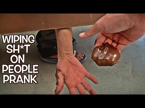 Wiping Sh*t On People Prank Part 4 : Bathroom Prank Gone Wrong