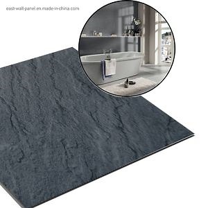 [Hot Item] 2400mm Length UK Scotland Bathroom Waterproof Grey Stone 1000mm PVC Wet Wall Cladding