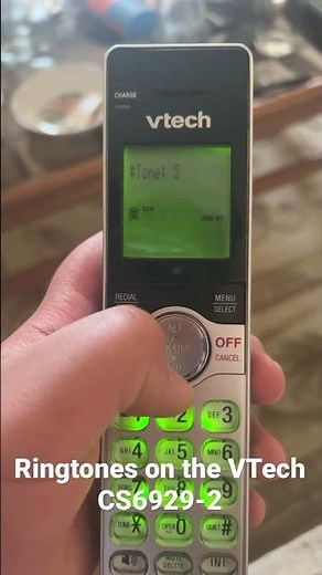 Ringtones on the VTech CS6929-2