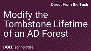 Microsoft Windows: How to Modify the Tombstone Lifetime of an Active Directory Forest