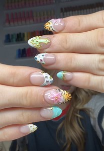 Paint my nails with me! My polish I use is in my shop my! @Modelones @dndgel @BeetlesGelPolish @Aprés Nail Professional #diynails #nailvlog #nailinspo #gelx #fyp I ❤️ @OLIPOP