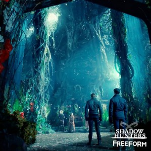 Jace, Clary & Simon meet the Seelie Queen. 🍃 Watch Monday's episode of Shadowhunters at 8/7c on Freeform. | Shadowhunters