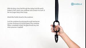 Harkla Swing Swivel (30 kN, 6,744 lbs Rated Breaking Point) - Rotational Device for Swing or Aerial Rig - Frictionless 360 Degree Eye to Eye Swivel