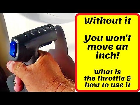 How to drive a boat: How to use a boat power lever or throttle