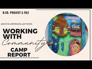 Working with community b.ed project file / Samudayik karya / b.ed 2nd year file on community / RIE