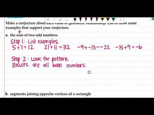 Geometry - Step 4: Conjectures & Counterexamples