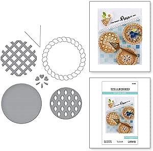 SPELLBINDERS PAPERCRAFTS, INC Spellbinders Etched Dies by Tina Smith-Sky View Pies-Pie Perfection, Metal