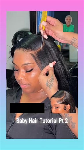 Baby hair tutorial, beginners friendly #fyp #tutorial #frontalwigs #everyonehighlightsfollowers | Beauty Palace