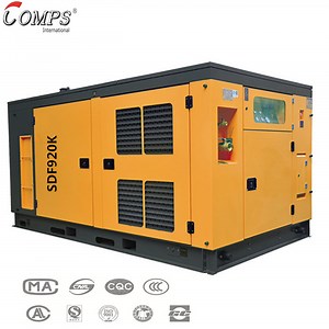 [Hot Item] 10Bars Diesel Portable Screw Air Compressor Used for Sand Blasting Industry