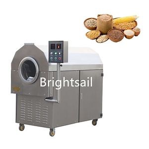 [Hot Item] Industrial Seeds Nuts Wheat Corn Roaster Machinery Brightsail Peanut Roasted Nuts Roaster Machine