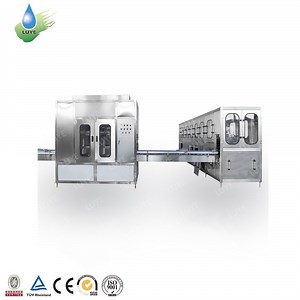 5 Gallon Washing Filling Capping 400-1800 Barrels Bph Automatic 19L Bottle Filling Machine
