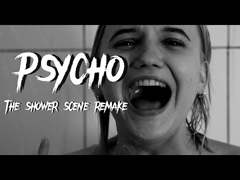 PSYCHO (1960) by Alfred Hitchcock - The Shower Scene Remake by First Year Film Students