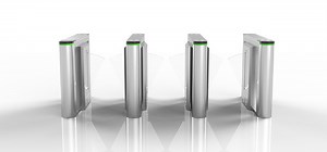 Access Control Automatic IC ID Card Reader ESD Divice Flap Barrier Turnstile