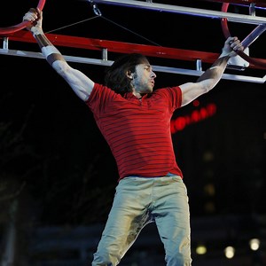 Caldiero attempts to repeat history with this run. | Ninja Warrior