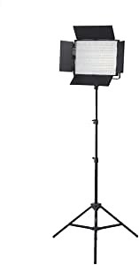 StudioPRO Single CN-1200CHS LED Photography Lighting Panel and Light Stand Kit, Bi-Color, Photo Studio Video Lighting Kit