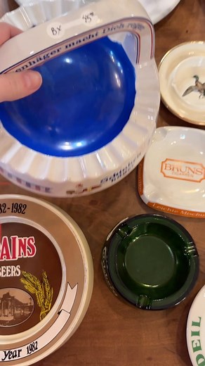 Vintage ashtray collection just arrived! Use these for your butts or as a catch-all tray on your nightstand ✨ | Annie Laurie's