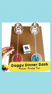 Doggy Dinner Dash - Pincer Grasp Fun for Kids! Join the fun with our Doggy Dinner Dash game! Watch as kids improve their pincer grasp and fine motor skills while feeding the hungry pups. Perfect for fostering learning through play! 🐶🍽️ Recommended for ages 3 and above. Adult supervision is required during setup, gameplay, and cleanup to ensure safe enjoyment. ☰What you’ll need: * Chanafavors Printables 🌈 Shop for Printable PDF Files 🖨 Chanafavors.etsy.com (Click our profile for live link) *