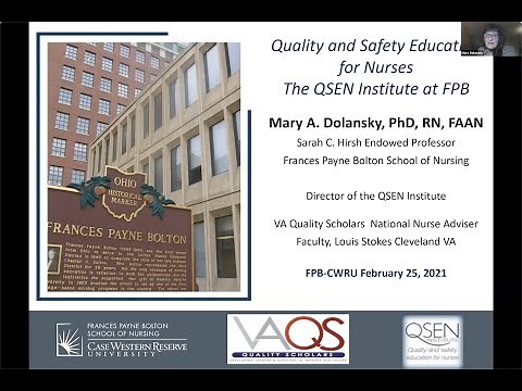 Quality and Safety Education for Nurses. The QSEN Institute at FPB
