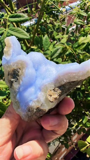 New rough blue lace agate No.2 | Appreciation of Rough Crystal