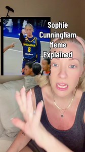 Explaining the viral Sophie Cunningham meme to sports beginners #TikTokCampaign #wnba #fy #sports #basketball