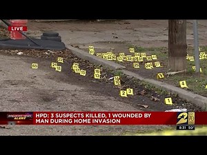 HPD: 3 suspects killed, 1 wounded by homeowner during home invasion
