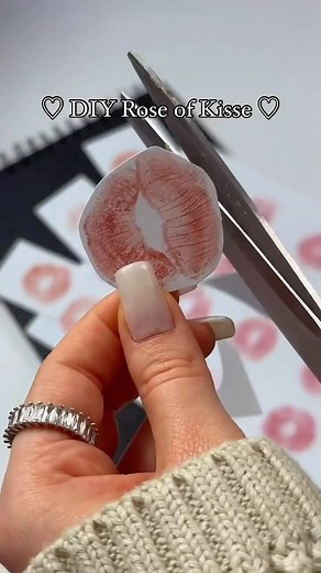 Jannat's DIY Studio | DIY Rose of Kisses  Creating a “rose of kisses” is a beautiful, heartfelt way to express affection in a unique and fun craft project.... | Instagram