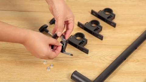 Adjustable Height Standing Desk, Mobile Stand Up Desk with Wheels, Tall Computer Table - Size 39x15.7 Inch White