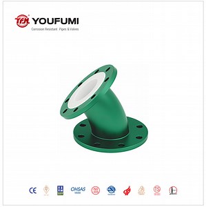 [Hot Item] PTFE Lined Pipe Elbow for PVC