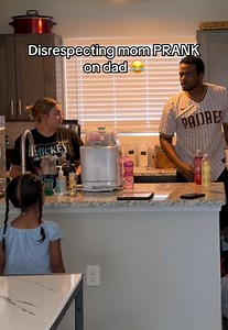 Dad was NOT ready for this one 😭💀 #couple #couplescomedy #relationships #prank #romeloandskylair