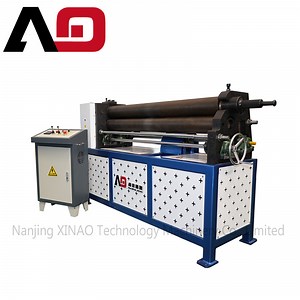 Electric 3 Roller Sheet Metal Plate Rolling Bending Machine Roller Rolling Machine Tube