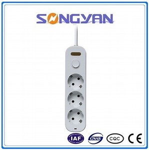 [Hot Item] Enchufe de extensión eléctrica universal con interruptor individual (GH3W)