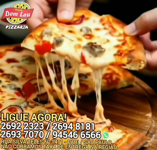  O SABOR QUE MARCOU GERAÇÕES NO PARI ESTÁ DE VOLTA!  A Pizzaria...